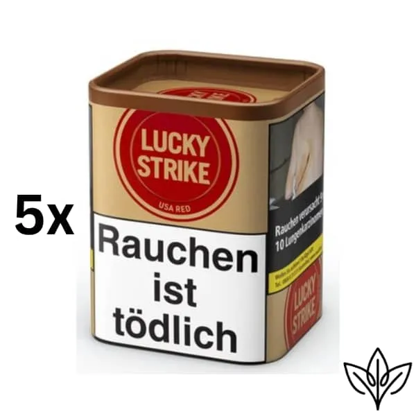 5 x Lucky Strike Origins USA Red (64g)