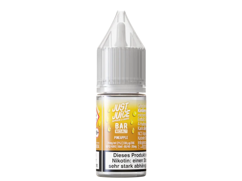 Just Juice - Bar - Pineapple - 10ml Fertigliquid (Nikotinsalz)