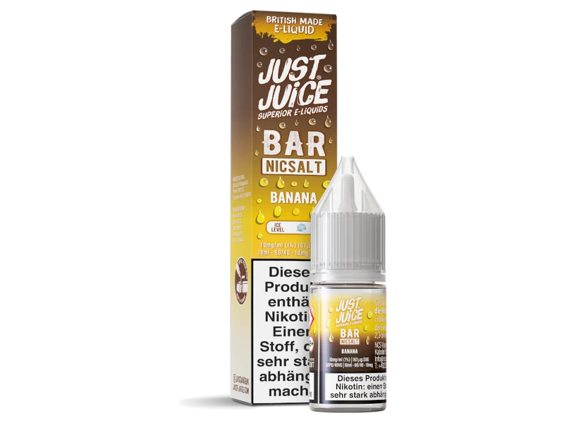 Just Juice - Bar - Banana - 10ml Fertigliquid (Nikotinsalz)
