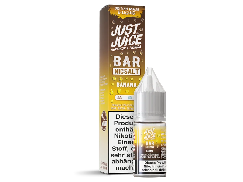 Just Juice - Bar - Banana - 10ml Fertigliquid (Nikotinsalz)