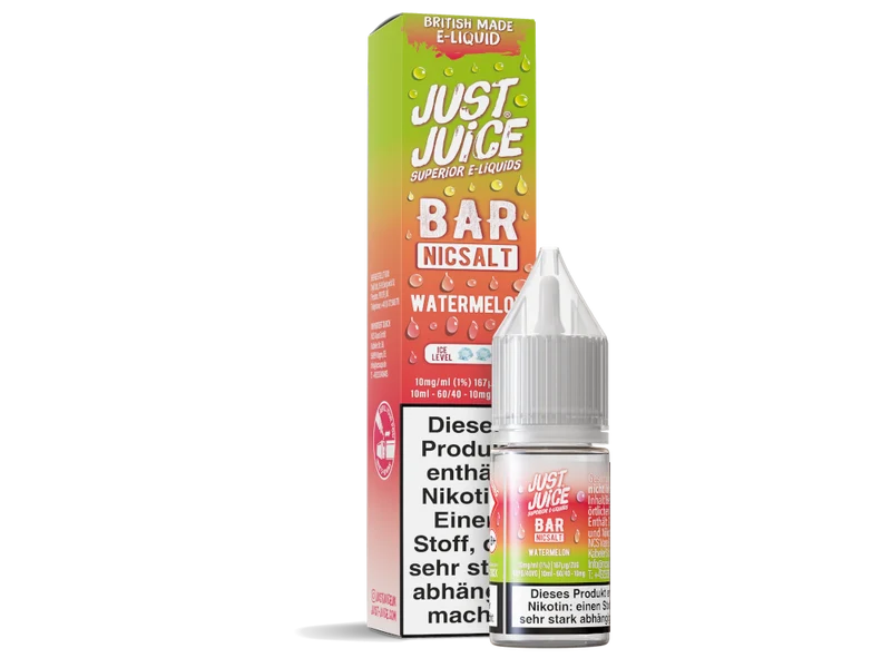 Just Juice - Bar - Watermelon - 10ml Fertigliquid (Nikotinsalz)