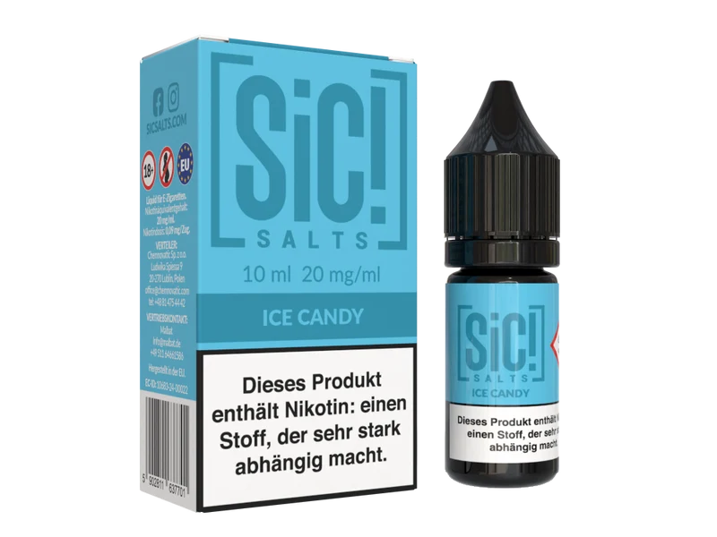 SiC! Salts - Ice Candy - 10ml Fertigliquid (Nikotinsalz)