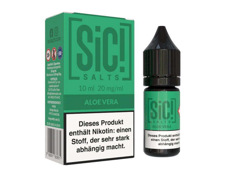 SiC! Salts - Aloe Vera - 10ml Fertigliquid (Nikotinsalz)