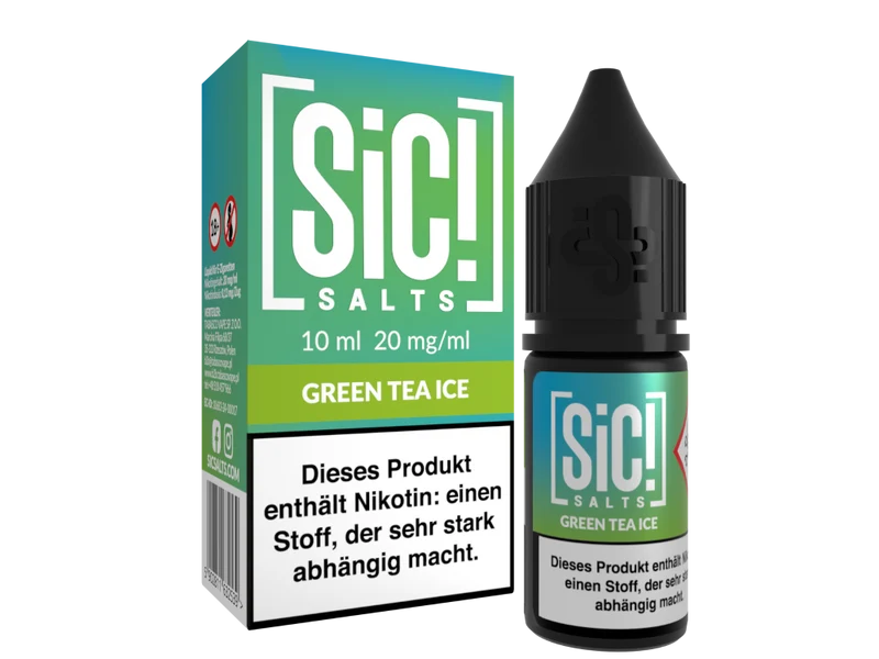 SiC! Salts - Green Tea Ice - 10ml Fertigliquid (Nikotinsalz)