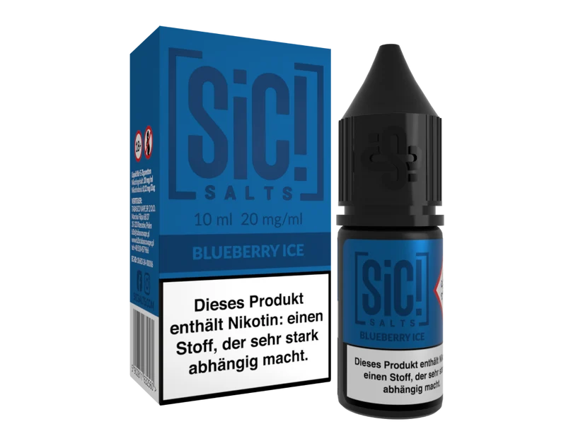 SiC! Salts - Blueberry Ice - 10ml Fertigliquid (Nikotinsalz)
