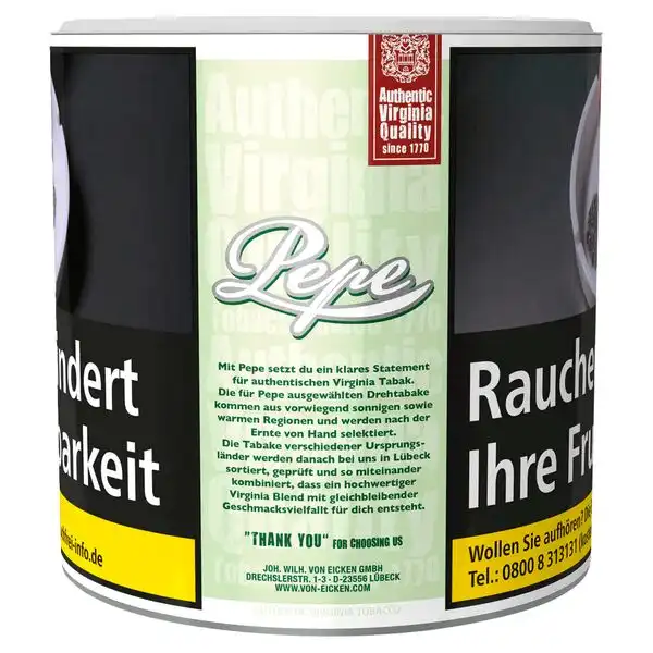 Pepe Bright Green Feinschnitt-Tabak, 80 g