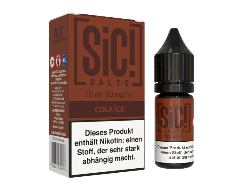 SiC! Salts - Cola Ice - 10ml Fertigliquid (Nikotinsalz)
