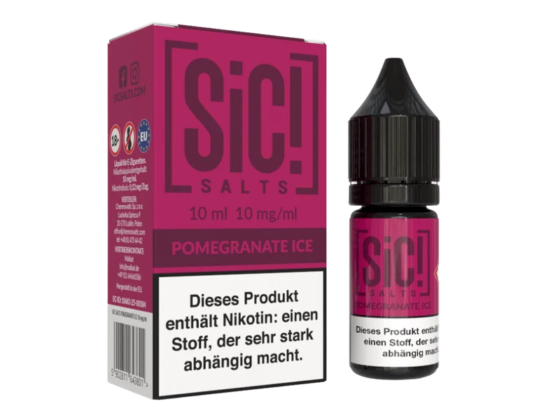 SiC! Salts - Pomegranate Ice - 10ml Fertigliquid (Nikotinsalz)