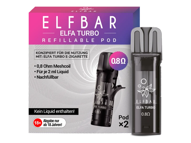 Elfbar Elfa Turbo Pods (2 Stück pro Packung)