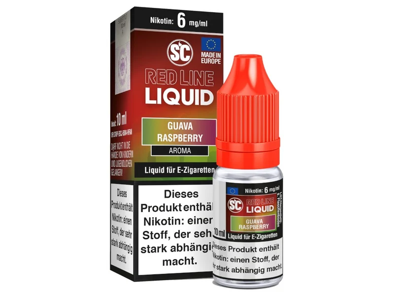 SC - Red Line - Guava Raspberry - 10ml Fertigliquid (Nikotinfrei/Nikotin)