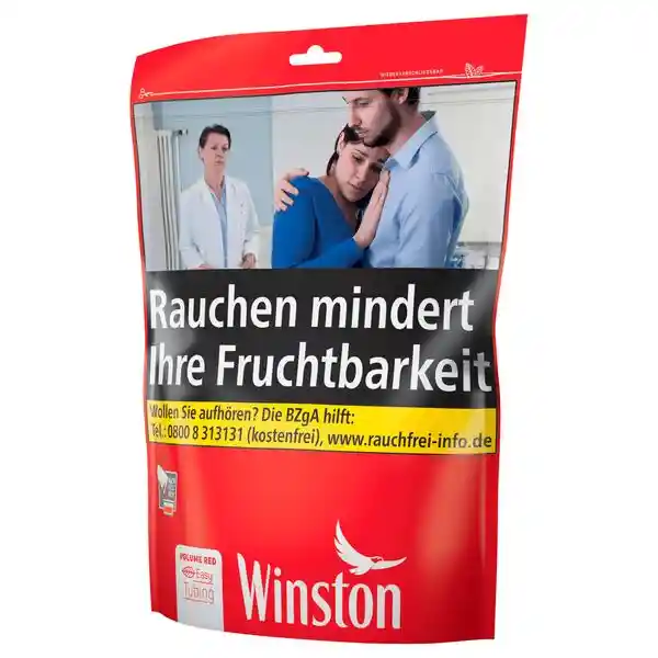 Winston Volume Tobacco Red XXXL Nachfüllpack (185g)