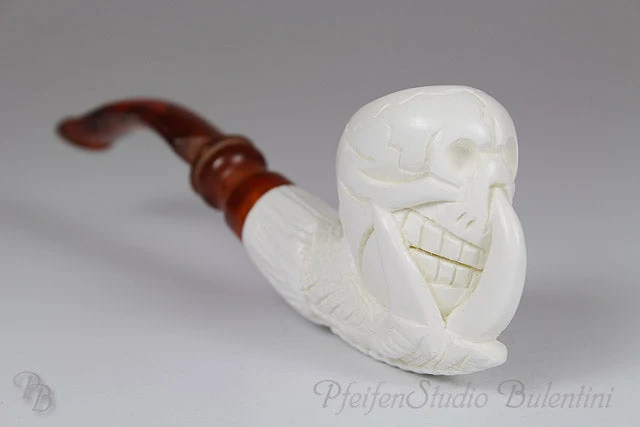 Meerschaumpfeife Midi TOTENKOPF M1400