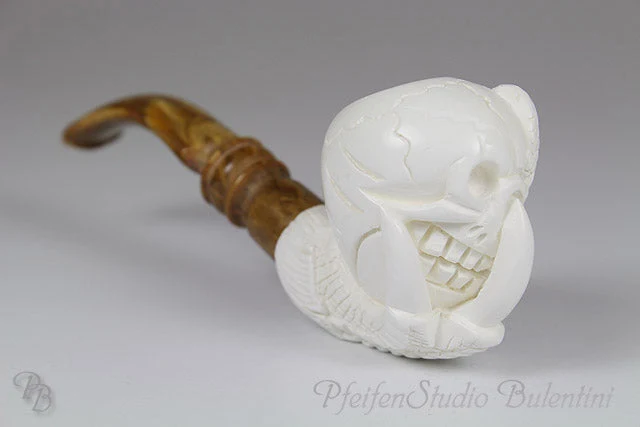 Meerschaumpfeife Midi TOTENKOPF M1399