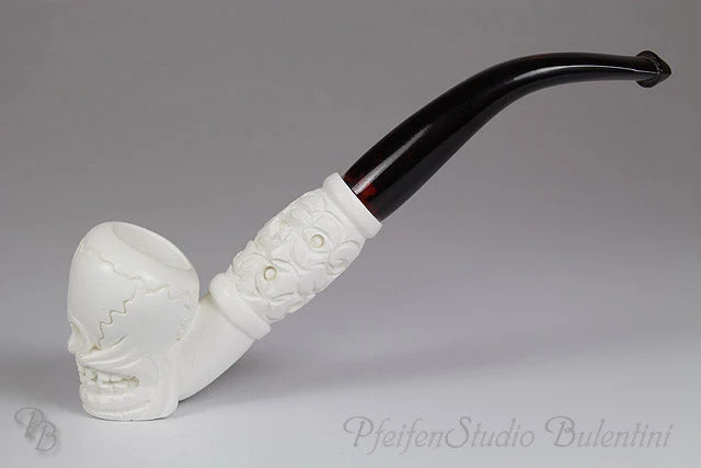 Meerschaumpfeife Midi TOTENKOPF M1396