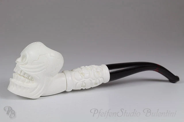 Meerschaumpfeife Midi TOTENKOPF M1395
