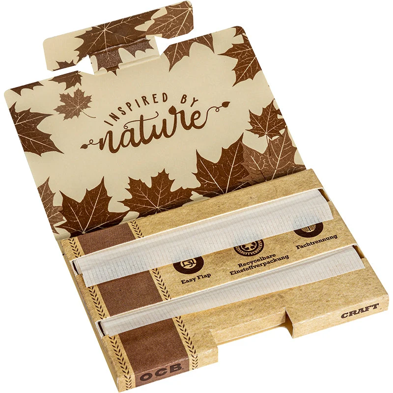 OCB Craft unbleached 25 Heftchen à 100 Blatt