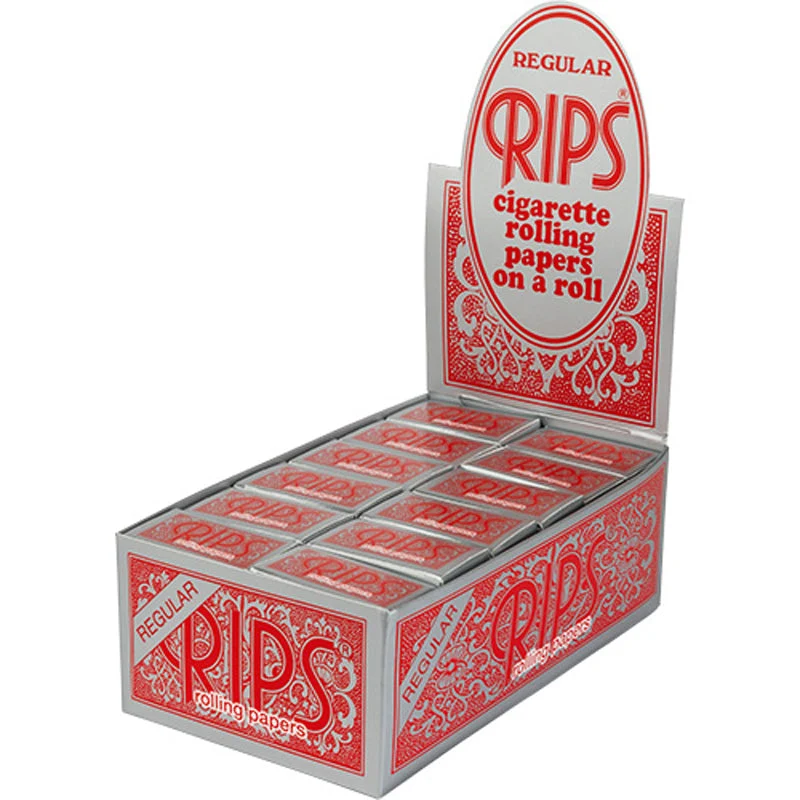 Zigaretten-Papierrolle RIPS rot 24