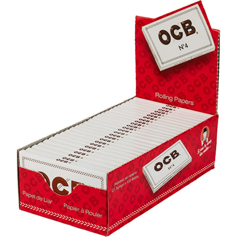 OCB Weiß kurz No.4 25 Heftchen á 100 Blatt