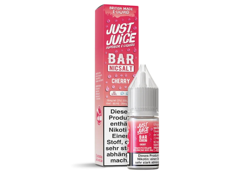 Just Juice Bar Nikotinsalz Liquid Cherry