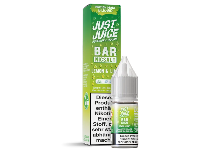 Just Juice Bar Nikotinsalz Liquid Lemon & Lime