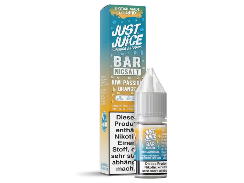 Just Juice Bar Nikotinsalz Liquid Kiwi Passion Orange