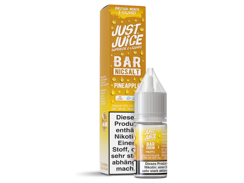 Just Juice Bar Nikotinsalz Liquid Pineapple