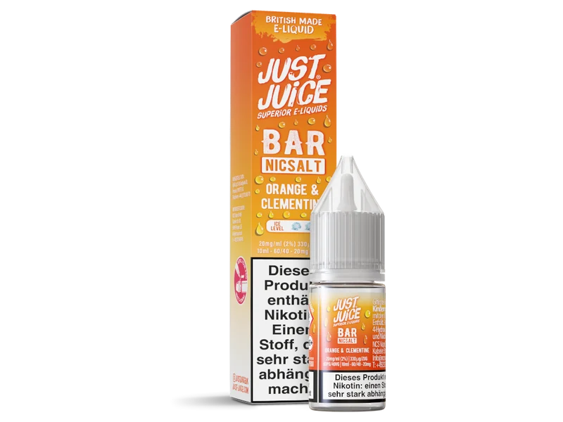 Just Juice Bar Nikotinsalz Liquid Orange & Clementine