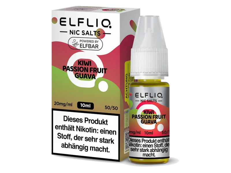 ELFLIQ - Kiwi Passion Fruit Guava - 10ml Fertigliquid (Nikotinsalz)