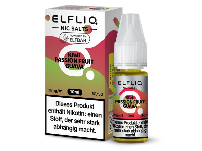 ELFLIQ - Kiwi Passion Fruit Guava - 10ml Fertigliquid (Nikotinsalz)