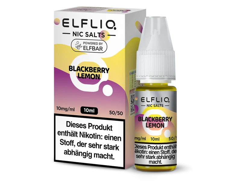 ELFLIQ - Blackberry Lemon - 10ml Fertigliquid (Nikotinsalz)