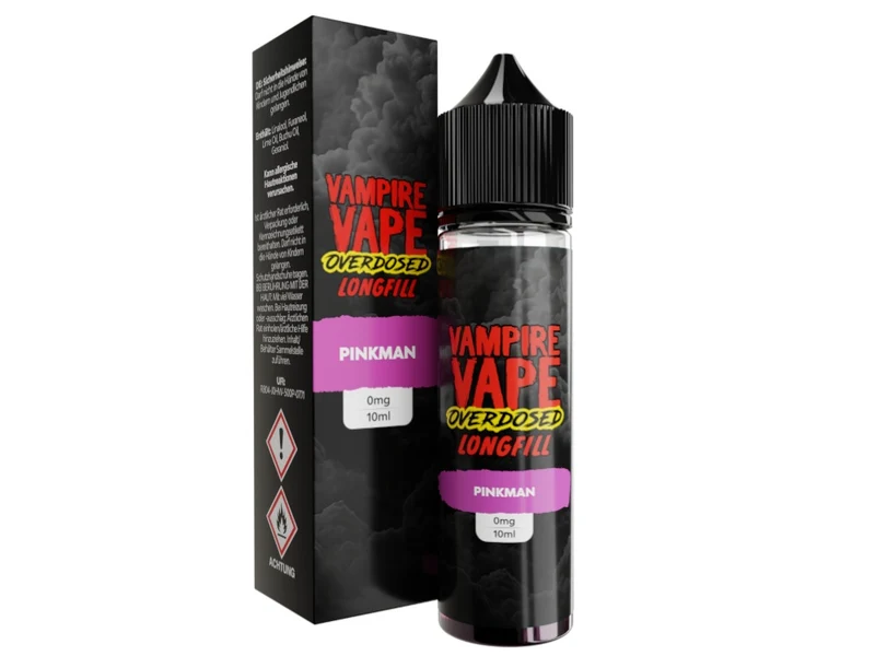Vampire Vape - Overdosed - Pinkman - 10ml Longfill Aroma (60ml Flasche)
