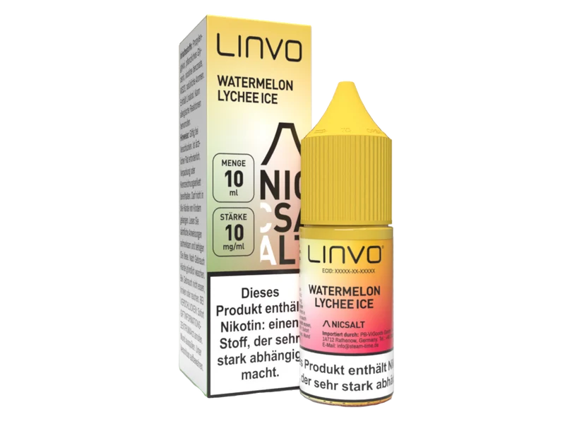 Linvo - Watermelon Lychee Ice - 10ml Fertigliquid (Nikotinsalz)