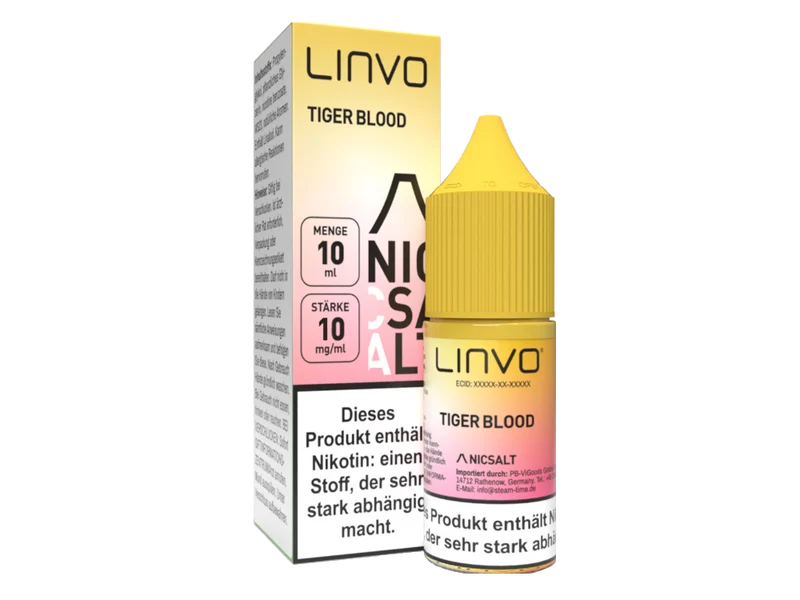 Linvo - Tiger Blood - 10ml Fertigliquid (Nikotinsalz)