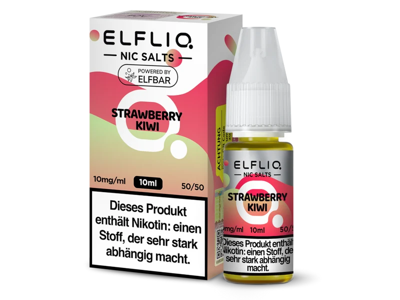 ELFLIQ - Strawberry Kiwi - 10ml Fertigliquid (Nikotinsalz)