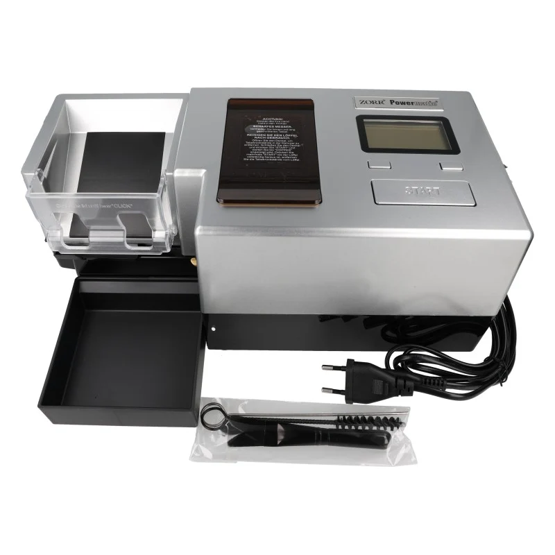 Zorr Elektrische Stopfmaschine Powermatic 5+ Deluxe - Vollautomatisch mit Schredder