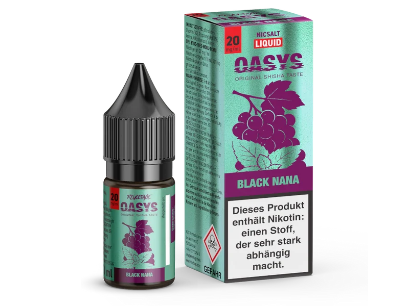 Revoltage OASYS Hybrid Nikotinsalz Liquid Black Nana