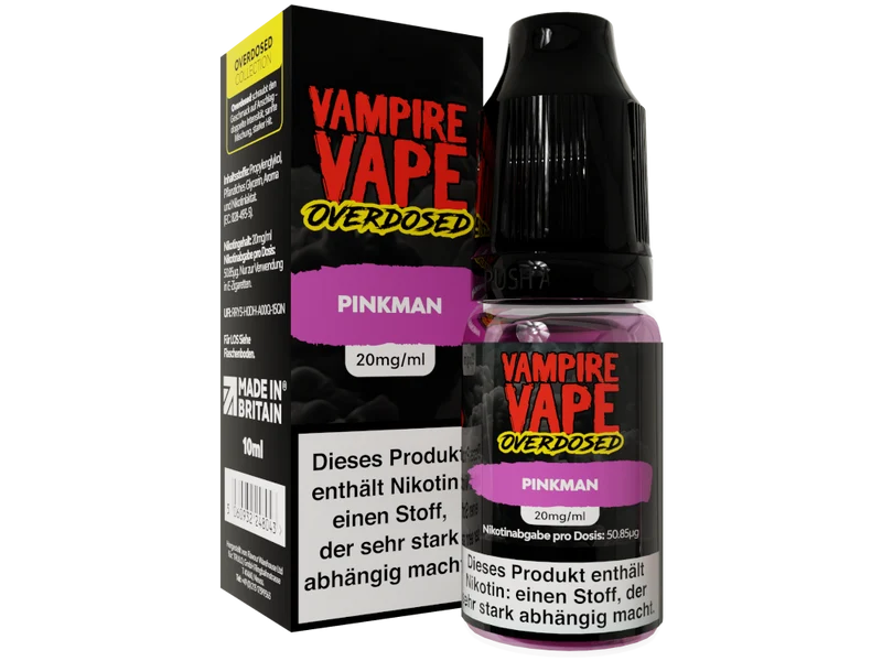 Vampire Vape Overdosed Nikotinsalz Liquid Pinkman