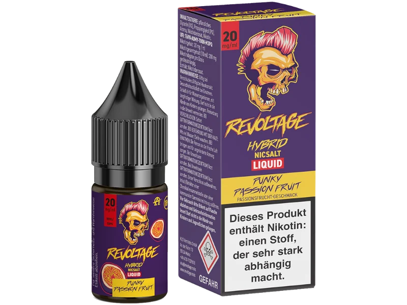 Revoltage Hybrid Nikotinsalz Liquid Punky Passion Fruit
