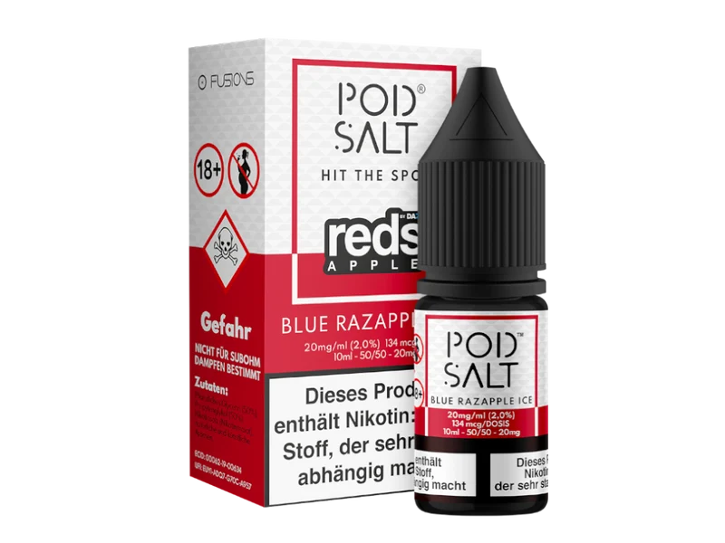 Pod Salt Fusion Blue Razapple Ice Nikotinsalz Liquid