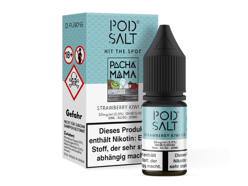 Pod Salt Fusion Strawberry Kiwi Ice Nikotinsalz Liquid