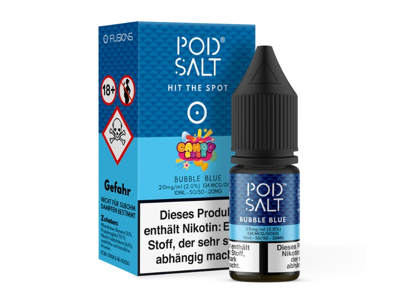 Pod Salt Fusion Bubble Blue Nikotinsalz Liquid