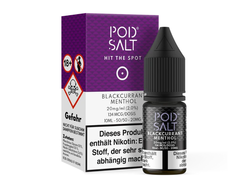 Pod Salt Blackcurrant Menthol Nikotinsalz Liquid