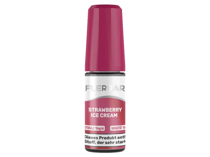 Flerbar Liquid - Strawberry Ice Cream - 10ml Fertigliquid (Nikotinsalz)