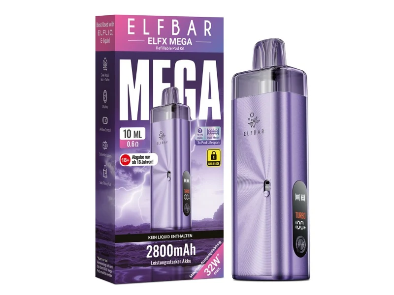 Elfbar - Elfx Mega - E-Zigaretten Set