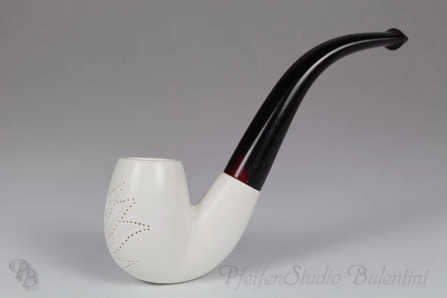 Meerschaumpfeife Midi HANFBLATT M1428