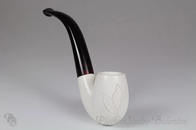 Meerschaumpfeife Midi HANFBLATT M1428