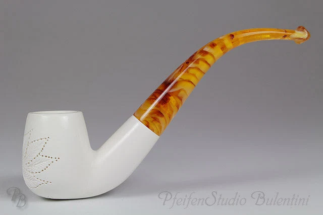 Meerschaumpfeife Midi HANFBLATT M1425