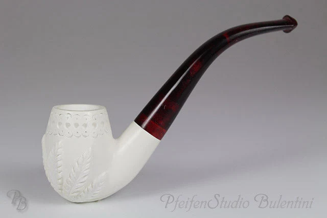 Meerschaumpfeife Midi HANFBLATT M1424