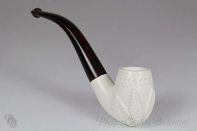 Meerschaumpfeife Midi HANFBLATT M1424