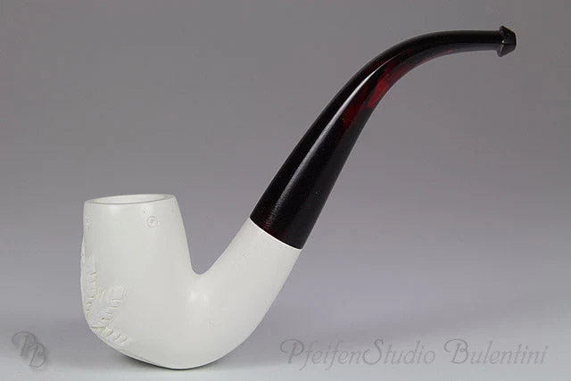 Meerschaumpfeife Midi HANFBLATT M1423